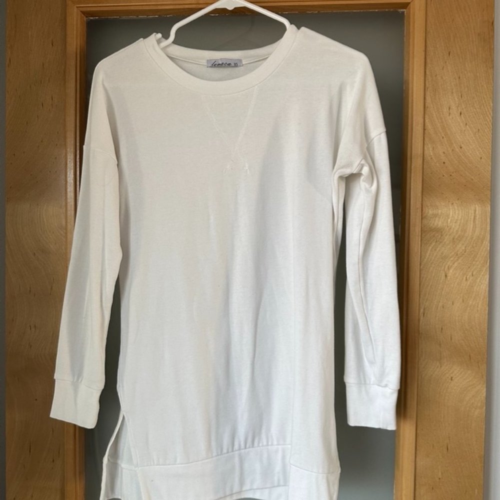 Long Sleeve White Tee
